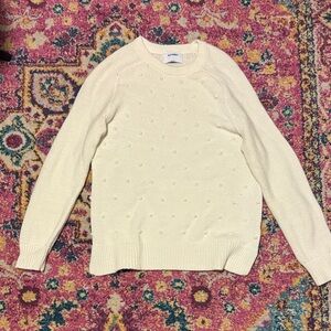 Old Navy Cream Textured Sweater